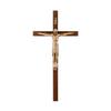 12" Walnut Cross with Museum Gold Finish Corpus view 1