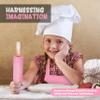 PERLLI Kids Real Cooking and Baking Supplies Gift Set with Case (Pink) view 4