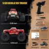 CoolFree JT20W-V2 1/20 Scale 4WD Brushless RC Car for Adults,45KPH High Speed Hobby RC Truck,4x4 Waterproof Off-Road Remote Control Electric Vehicle,All Terrain RTR Fast Buggy with 2 Lipo Batteries view 2
