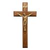 11" Walnut Cross with Museum Gold Finish Corpus view 1