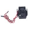 Domary Double Fan Cooling Set with IP44 for RC Cars, Aluminum Alloy Heat Sink & Hard Plastic Fan for 4x4 Series, 5V DC Motor Fan Kit (Black) view 4