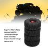 4PCS 1.0IN SMALL RC WHEELS TIRES ALUMINIUM ALLOY RC CLIMBING CAR WHEELS TIRE FOR 1/18 1/24 SCX24 BRONCO C10 JLU DEADBOLT GRADIATOR FMS FCX24 (Red) view 4
