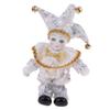 8 inch Porcelain Italian Doll Standing Model Desktop Decoration Collectible White Lovely Poseable Clown Triangel Doll view 3