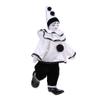 15inch Funny Clown Porcelain Joker Doll, Handmade Ceramic Collectible with Poseable Limbs for Halloween Decoration, Table Desk Ornaments and Gift view 1