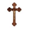 10" Walnut Cross with a Museum Gold Finish Corpus view 1