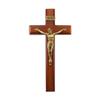 11" Two Tone Cross with Museum Gold Finish Corpus view 1