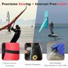 5Handheld Foil Wing Kite,Kitesurfing Inflatable Foil Kite,with Window, with Repair Kit/Storage Backpack/Safety Leash-for Skiing, Beach, Road, and Sea Travel view 2