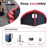 5Handheld Foil Wing Kite,Kitesurfing Inflatable Foil Kite,with Window, with Repair Kit/Storage Backpack/Safety Leash-for Skiing, Beach, Road, and Sea Travel view 3