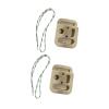 2 Climbing Hangboards with Ropes, Wooden Rock Climbing Training Board for Finger Strength, Grip Training Pull Up Board for Door Mount, 4.33x5.71x1.77 inch view 4