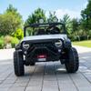 24V 2-Seater Kids Ride-On Truck, Real Metal Frame High Power Electric Car with Parent Remote Control, Spring Suspension, LED Lights, Bluetooth Music, 3-Speed, Dual Storage, White view 4