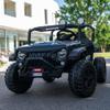 24V 2-Seater Ride-On Truck for Kids, Parent Remote Control, Real Metal Frame, High Power Dual Seat, Spring Suspension, LED Headlights, Bluetooth Music, 3-Speed, Safety Belt, Black view 1
