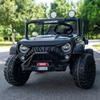 24V 2-Seater Ride-On Truck for Kids, Parent Remote Control, Real Metal Frame, High Power Dual Seat, Spring Suspension, LED Headlights, Bluetooth Music, 3-Speed, Safety Belt, Black view 4