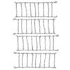 58mm 64mm Stainless Steel Snow Chains Anti Skid Traction Tracks Compatible with 1 18 Scale RC Crawler Car Compatible with Various Off Road Remote Control Vehicles(64mm) view 1