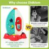 Didklom Musical Space Activity Cube Toy with Lights & Sounds - Sensory Educational Busy Board for Baby Boys Girls 6-18 Months, Montessori Learning Toy 1st Birthday Gift (Rocket Theme) view 2