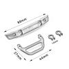 RC Upgrade Bumper Compatible with Axial SCX24 1/24 RC Car Part RC Car Accessories 1pcs Front Bumper RC Upgrade Part Aluminum Alloy Rc Front Bumper(White) view 3