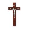 10" Dark Cherry Cross, Italian Silver Finish Corpus view 1