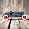 Jones Peak Blue Racer Cast Iron with Moving Hood and Wheels (8.5" x 3") view 2