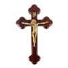 10" Latin Cherry Cross with Museum Gold Tone Corpus with Halo view 1