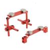 1 Set Alloy Magnetic Stealth Invisible Body Post Mount for 1:10 RC Models Car Drift HSP d90 Sakura Himoto Redcat Exceed Racing(Red) view 1