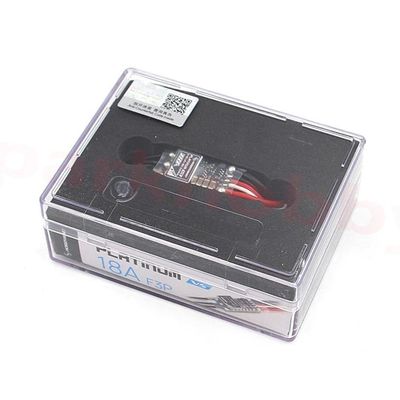 18A V5 F3P 2-4S mini ESC 5.5V/4A BEC 2-4S LiPo Apply to 2603 X2206 X2305 Brushless Motor for Hobbywing Platinum 120g-320g F3P Electric Fixed Wing Aircraft