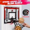 24" x 16" Indoor Large Basketball Hoop Toy - Upgraded Adjustable Height Basketball Hoop Over The Door with Scoreboard/2 Balls, Basketball Toys Christmas Birthday Gifts for Kids & Adults(Red) view 3