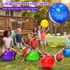 Jerify 12 Pcs 18 Inch Knobby Bouncy Balls Bulk Spiky Bouncy Sensory Ball Soft Inflatable Giant Massage Stress Plastic for Outdoor Indoor Games Party Favors Stocking view 4