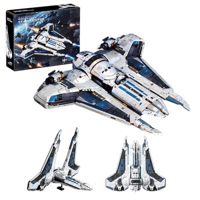 Wyiauy Space Wars Star Fighter Destroyer Building Blocks, War Display Stand Toy Gift, Movie Themed Scenes Sets, Ideas Gift for Adult and Film Fans(2948PCS)
