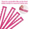 BOXOB 4pcs Mah Jongg Line Finder, Bright Mahjong Card Line Guide & Reader Acrylic Mahjong Gifts Accessories for Players (Rose Pink) view 3
