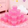 24 Pack Pink Slimes, Party Favors Kit, Mini Glow in The Dark Galaxy Bulk Slime, Stretchy Stress Relief for Kids, Soft Putty DIY Toy, Girls and Boys Classroom Supplies, Birthday, Goodie Bag Stuffers view 4