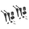 RC Car Transmission Shaft Compatible with Tamiya SW-01 1/24 RC 4WD Monster Truck Cars Upgrades Parts 4 Pcs Metal Drive Shaft CVD Connector Nut Set view 1