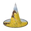 JEKYDOSD Horses Running Art Print Halloween Hat Spooky Party Accessory, Carnivals Masquerade Balls view 1