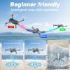 1080P HD FPV Camera Drone - Foldable RC Quadcopter with Real-time FPV Transmission, Headless Mode, 2 Batteries for 30 Mins Flight, Voice Control, Gesture Selfie, FPV Camera Drone for Beginners/Kids/Adults, Beginner Friendly, Portable Travel Case view 4
