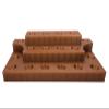 Tiered Marbles Display Holds 18 Marbles 5/8" to .72"- Sphere Display Great for Shelves (Copper 7311) view 1