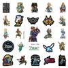 100Pcs Cartoon Cool Game The Legend of Zelda Stickers Pack | Vinyl Aesthetics Stickers for Scrapbook,Journaling,Laptop,Bumper,Skateboard,Water Bottles,Computer,Phone,Cartoon,Hard hat,Car Sticker view 2