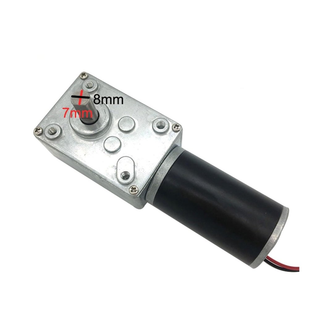 RXDNOZNNK Worm Gear Electronic Starter Reversed DC Electronic Starter High Torque 3.4-70kg Self-Lock Package D 12V 40rpm