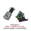 RXDNOZNNK Worm Gear Electronic Starter Reversed DC Electronic Starter High Torque 3.4-70kg Self-Lock Package D 12V 40rpm view 3