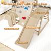 Costzon Indoor Playground for Kids, Toddler Jungle Gym Climbing Toys with Extended Slide, Rock Climbing, Wooden Kids Climber & Play Structure, Montessori Climbing Toys for 3+ Boys & Girls Gifts view 4