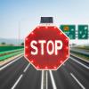 aromaoveite Led Stop, Solar Powered Stop Flashing Traffic, Aluminum Octagonal Road Sign, Durable Metal Frame + Engineering Grade Reflective Film, Rust-Proof Aluminum, Strong Uv Protection, Waterproof view 1