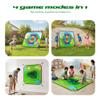 1GoTo-G 72" x 72" Battle Golf Chipping Game - 2-in-1 Sticky Golf Game Set, Large Chipping Mat with 20 Sticky Balls for Chipping Practice - Fun Family Party Game for Indoor and Outdoor Use view 3