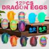 12PCS 3D Printed Dragon Eggs with Dragon Inside, Easter Basket Stuffers for Teens, Easter Gifts for Kids, Easter Basket Filler Ideas, Prefilled Easter Eggs Bulk, Easter Egg Fillers Toys for Boys Girls view 4
