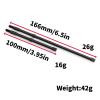 For Axial RBX10 For Ryft 1/10 RC Crawler Car Upgrade Parts Accessories 2PCS Steel Metal Rear Axle Drive Shaft RC Car Transmission Shaft view 2