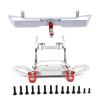 RC Accessories For MJX For Hyper Go H12Y 1/12 RC Crawler Car Metal Front Rear Bumper Upgrade Parts Repair Replacement Accessories(Silver,Front Rear) view 1