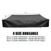 Cufaee Square Sandbox Cover, Oxford Cloth Multifunctional Sandpit Pool Cover with Drawstring, for Outdoor Sand Boxes Sandpit (120X120cm) view 3