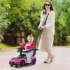 HONEY JOY Ride On Push Car for Toddlers, Licensed Maserati Ride On Sliding Car w/Handle & Handrails, Music & Lights, Under Seat Storage, No Batteries, Kids Ride On Toys for Boys and Girls(Pink) view 2