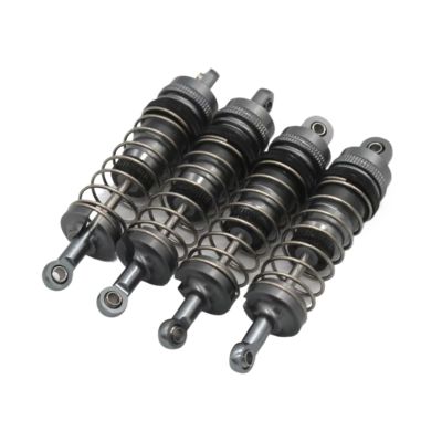 Rc Parts For Wltoys 124008 124010 144001 144002 144010 124017 124019 RC Car Metal Shock Absorber PO Accessories Shock Absorbers(Light Grey)