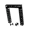 AlluraPet Model Display Items Set Organizer, Cartoon Character Storage Box Model Kit Display Stand Black Model Interlocking Display Base 3-Piece Set view 1