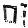 AlluraPet Model Display Items Set Organizer, Cartoon Character Storage Box Model Kit Display Stand Black Model Interlocking Display Base 3-Piece Set view 3