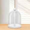 AlluraPet Figure Display Rotating Dustproof Hanger Doll Display Stand for Charms Figures Anime Characters Action Figures, White view 4