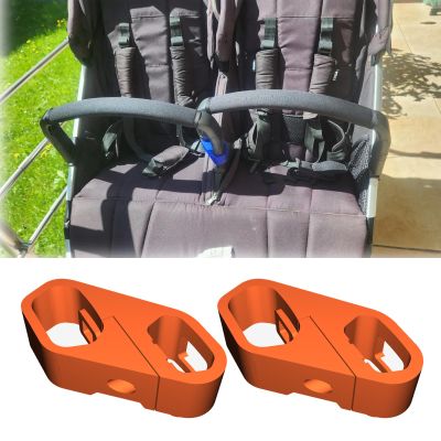 2Pack Bumper Bars Mount for Thule Urban Glide 2 Double Jogging Stroller, Easy Install (Black)