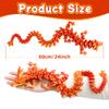 Flavery 3D Printed Dragon - 24 inch Large 3D Printing Animals Fidget Toy, Surprise Gift for Christmas, Birthday, Easter, Cool Figurine Decor for Kids and Adults, Dragon Lovers(Red Gold) view 2